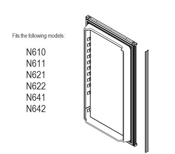 bn3350出品 Norcold Lower Door 634063 (fits the N621SS) smooth interior