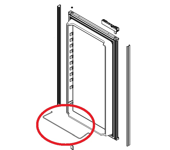 Norcold Wire Rack 624866 for Lower Door Bin (N6/ N8/ N1095 doors