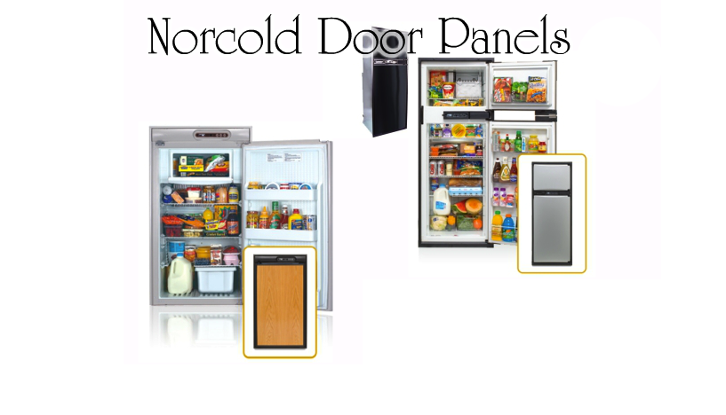 ®️ページ Norcold Upper Door Panel 636216 (fits NXA641/ NXA841) black