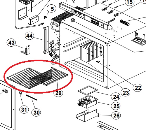 リケルメページ Norcold Wire Shelf 632428 (fits the 3163 models) - RV Fridge Guys