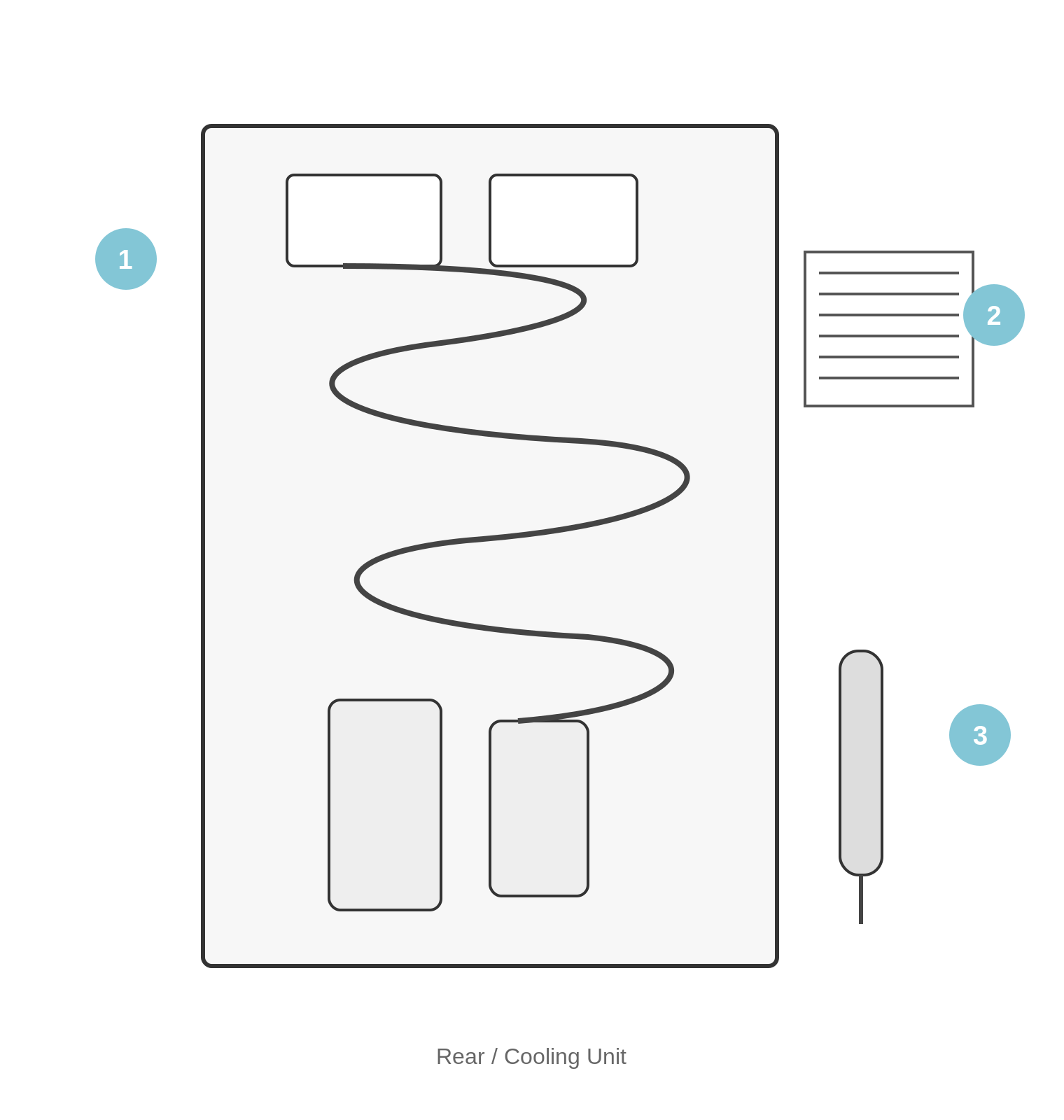 Norcold N7 N8 cooling unit diagram